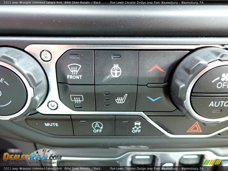 2021 Jeep Wrangler Unlimited Sahara 4x4 Billet Silver Metallic / Black Photo #16