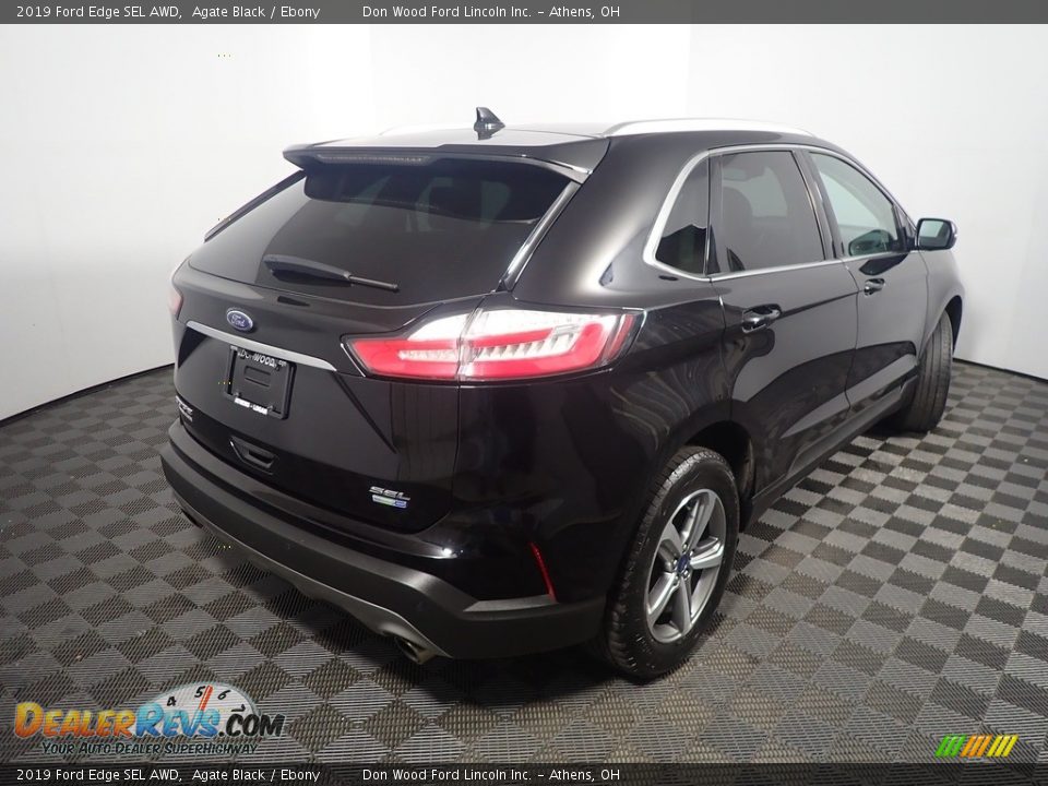 2019 Ford Edge SEL AWD Agate Black / Ebony Photo #18