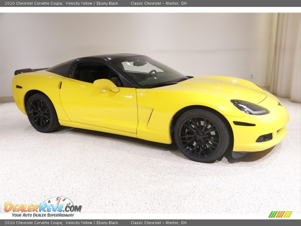 2010 Chevrolet Corvette Coupe Velocity Yellow / Ebony Black Photo #1