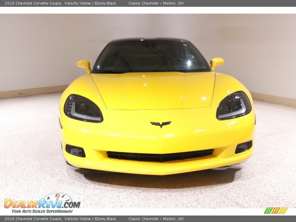 2010 Chevrolet Corvette Coupe Velocity Yellow / Ebony Black Photo #2