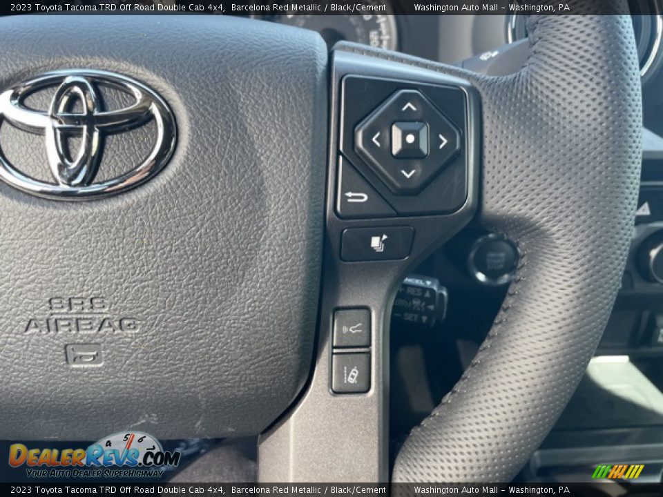 2023 Toyota Tacoma TRD Off Road Double Cab 4x4 Steering Wheel Photo #20