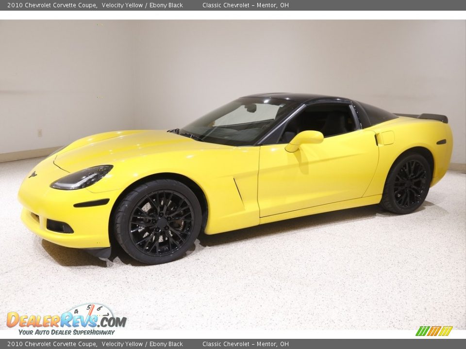 2010 Chevrolet Corvette Coupe Velocity Yellow / Ebony Black Photo #3