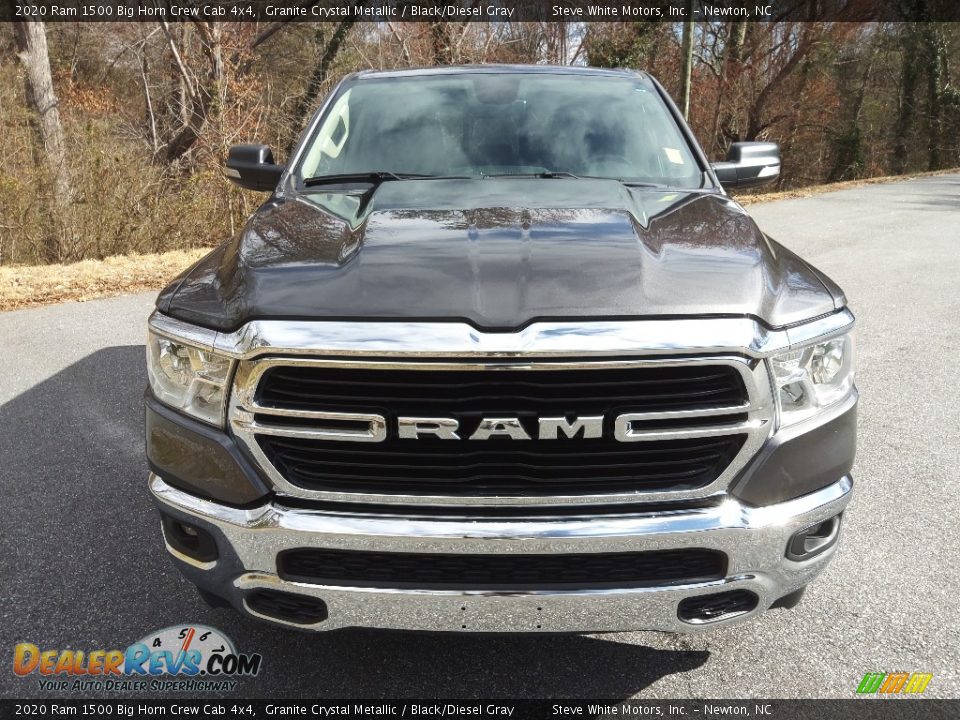 2020 Ram 1500 Big Horn Crew Cab 4x4 Granite Crystal Metallic / Black/Diesel Gray Photo #4