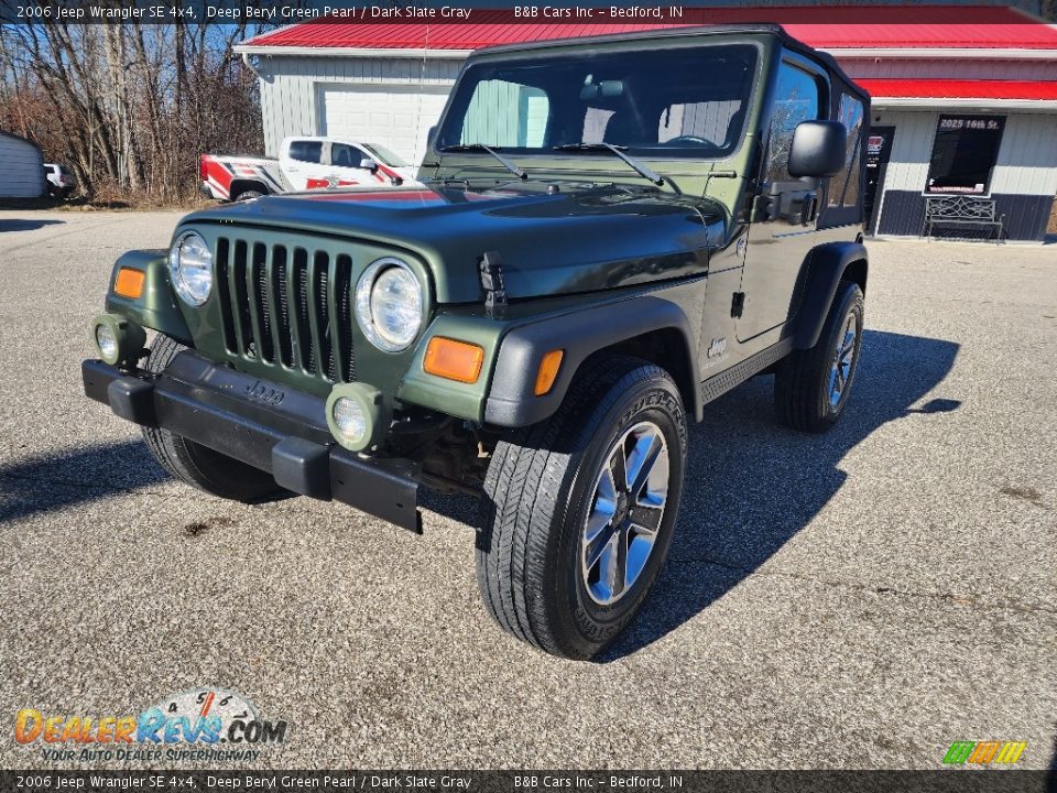 2006 Jeep Wrangler SE 4x4 Deep Beryl Green Pearl / Dark Slate Gray Photo #19