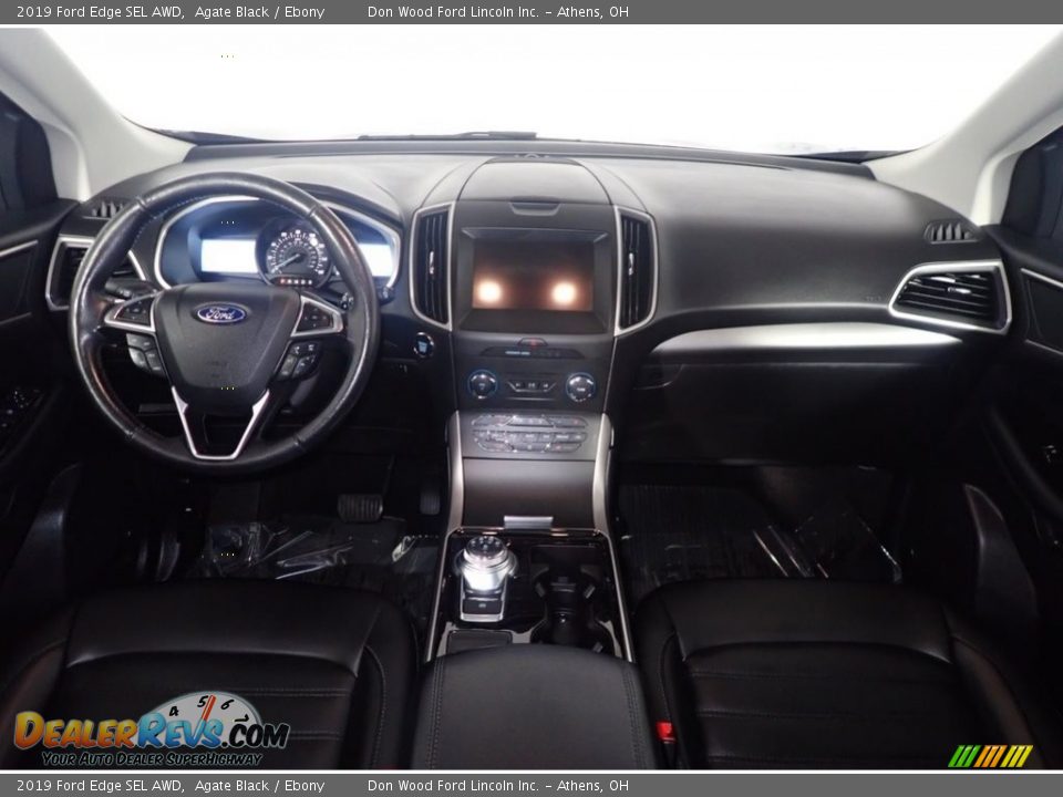 2019 Ford Edge SEL AWD Agate Black / Ebony Photo #24