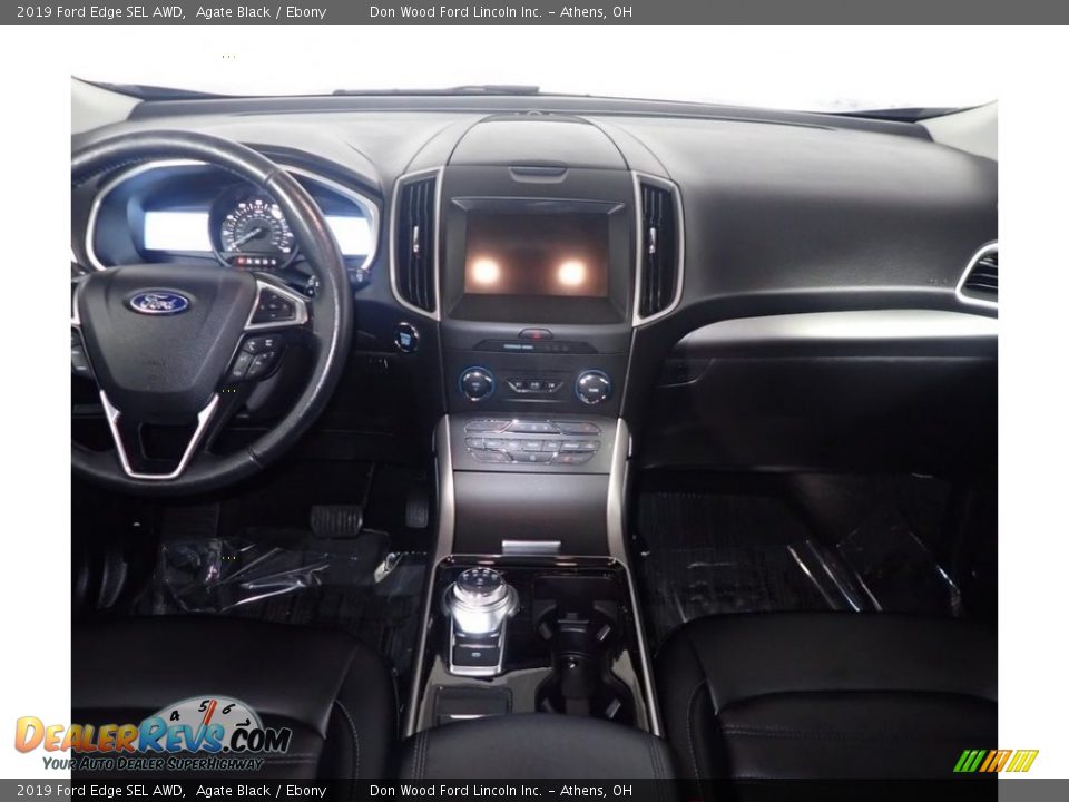 2019 Ford Edge SEL AWD Agate Black / Ebony Photo #25