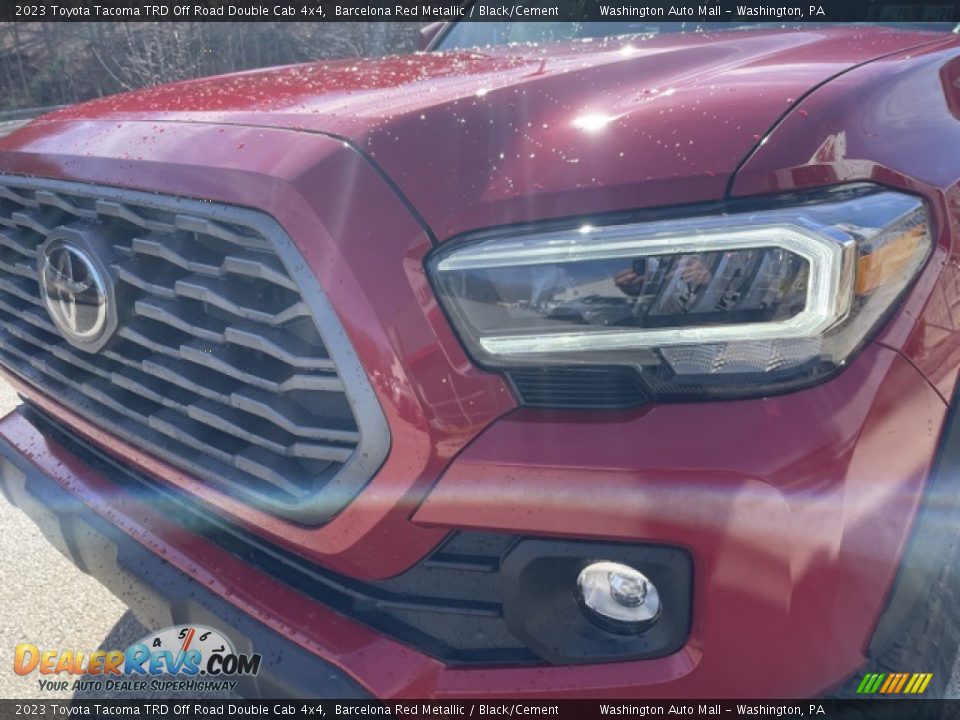 2023 Toyota Tacoma TRD Off Road Double Cab 4x4 Barcelona Red Metallic / Black/Cement Photo #26