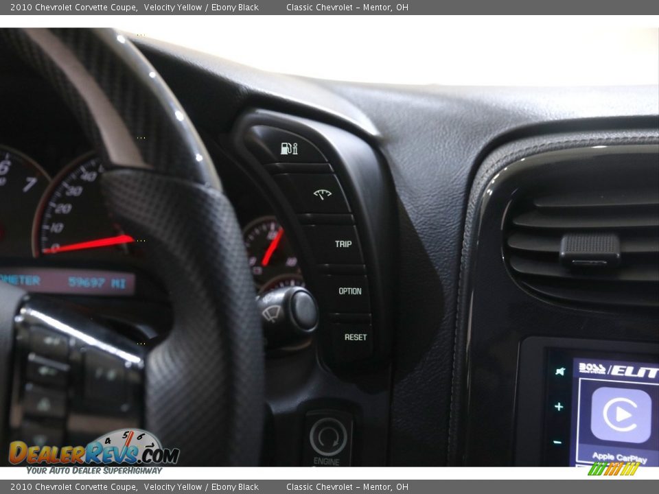 2010 Chevrolet Corvette Coupe Velocity Yellow / Ebony Black Photo #8