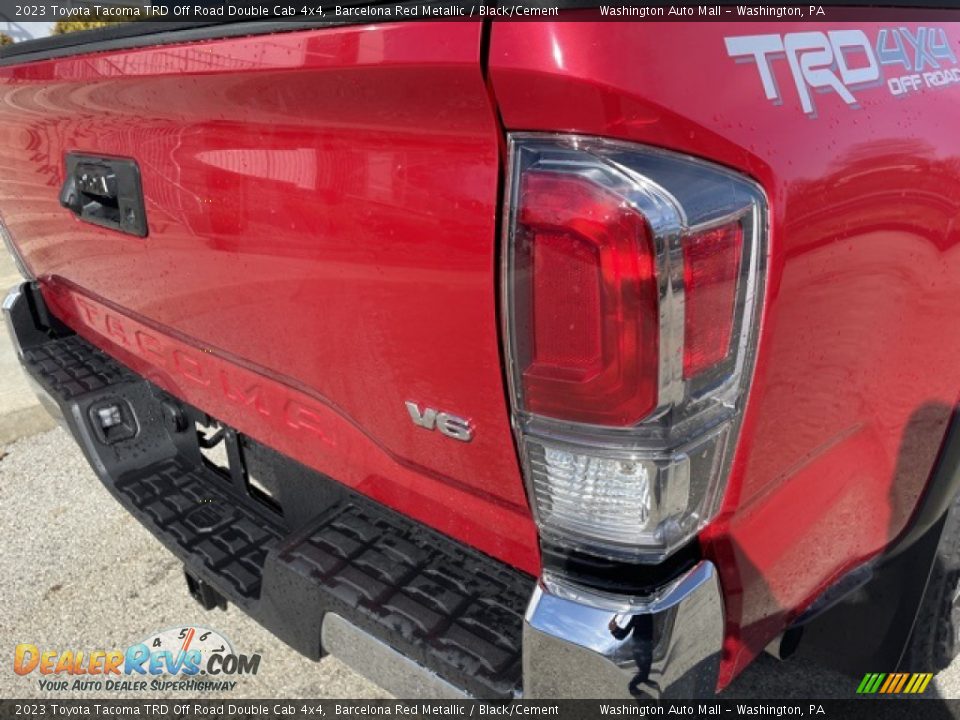 2023 Toyota Tacoma TRD Off Road Double Cab 4x4 Barcelona Red Metallic / Black/Cement Photo #27