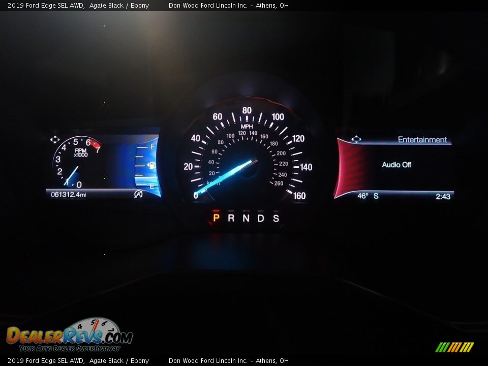 2019 Ford Edge SEL AWD Agate Black / Ebony Photo #28