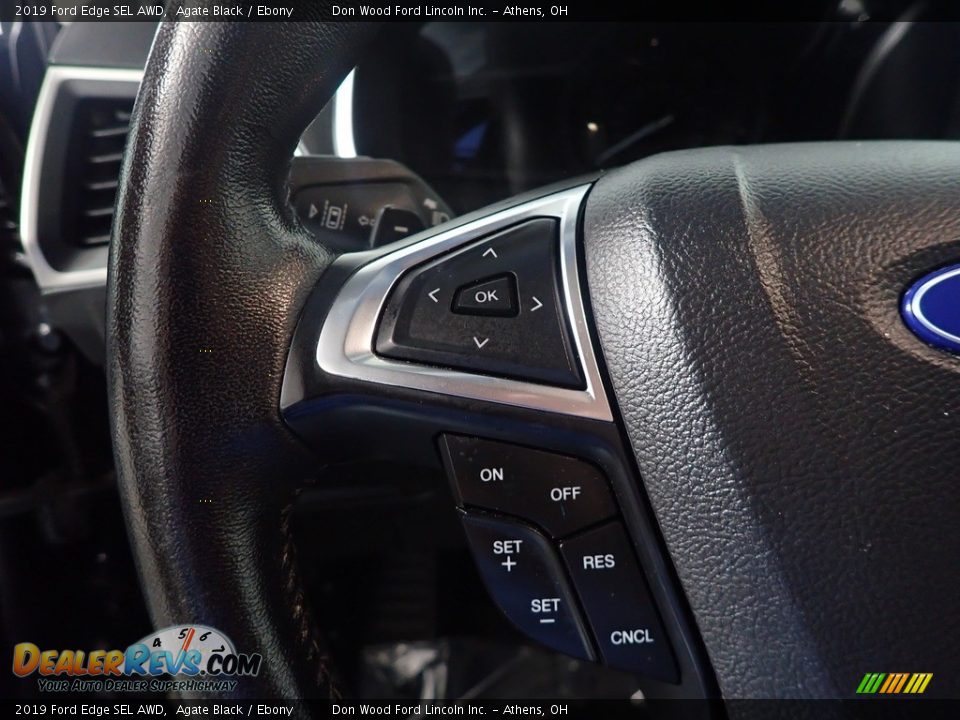 2019 Ford Edge SEL AWD Agate Black / Ebony Photo #29