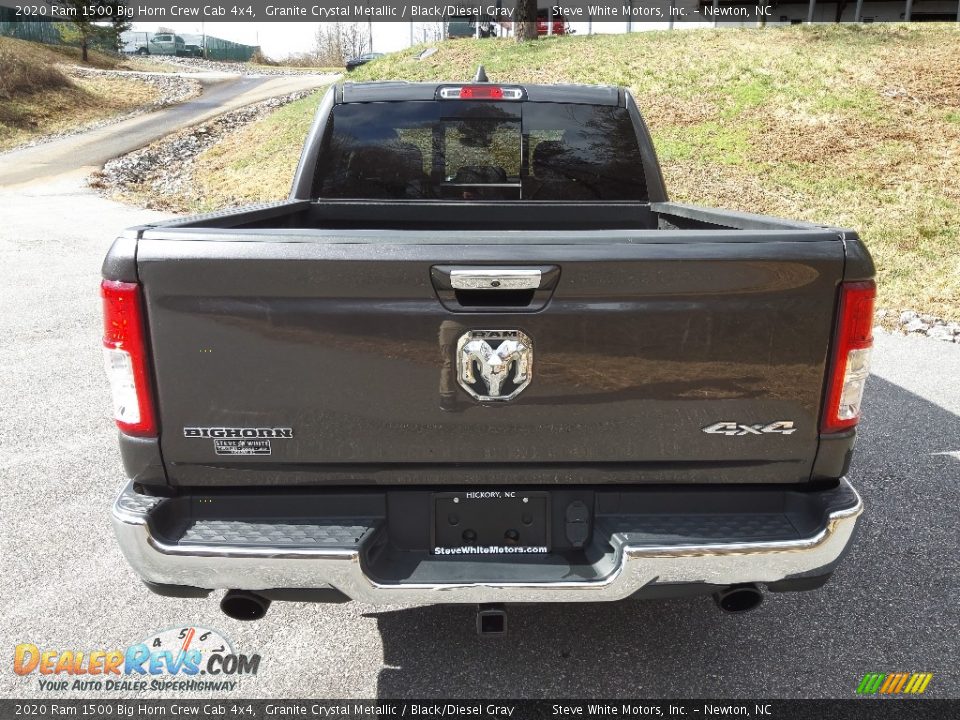 2020 Ram 1500 Big Horn Crew Cab 4x4 Granite Crystal Metallic / Black/Diesel Gray Photo #8