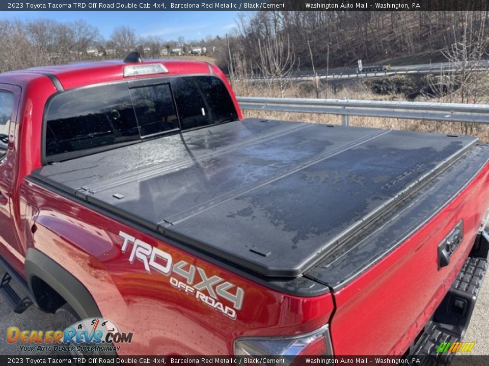 2023 Toyota Tacoma TRD Off Road Double Cab 4x4 Barcelona Red Metallic / Black/Cement Photo #31