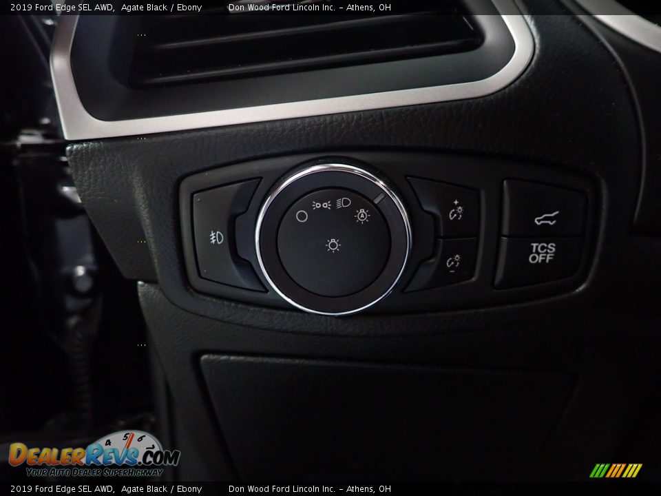 2019 Ford Edge SEL AWD Agate Black / Ebony Photo #31