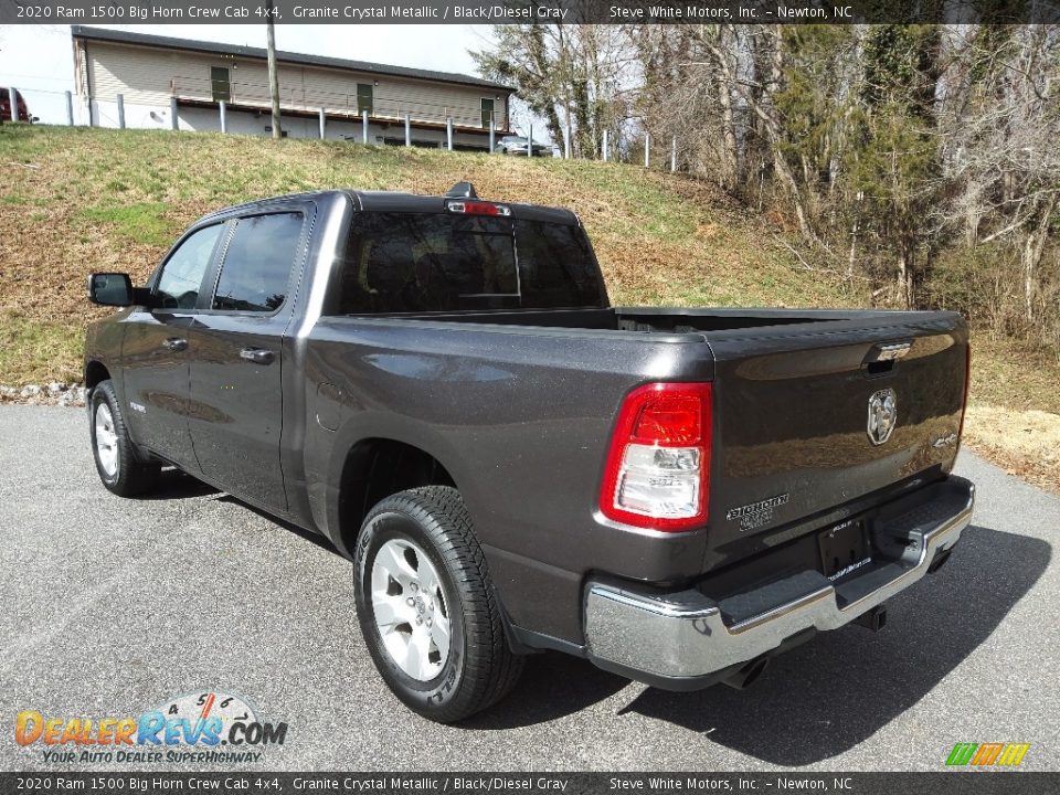 2020 Ram 1500 Big Horn Crew Cab 4x4 Granite Crystal Metallic / Black/Diesel Gray Photo #10