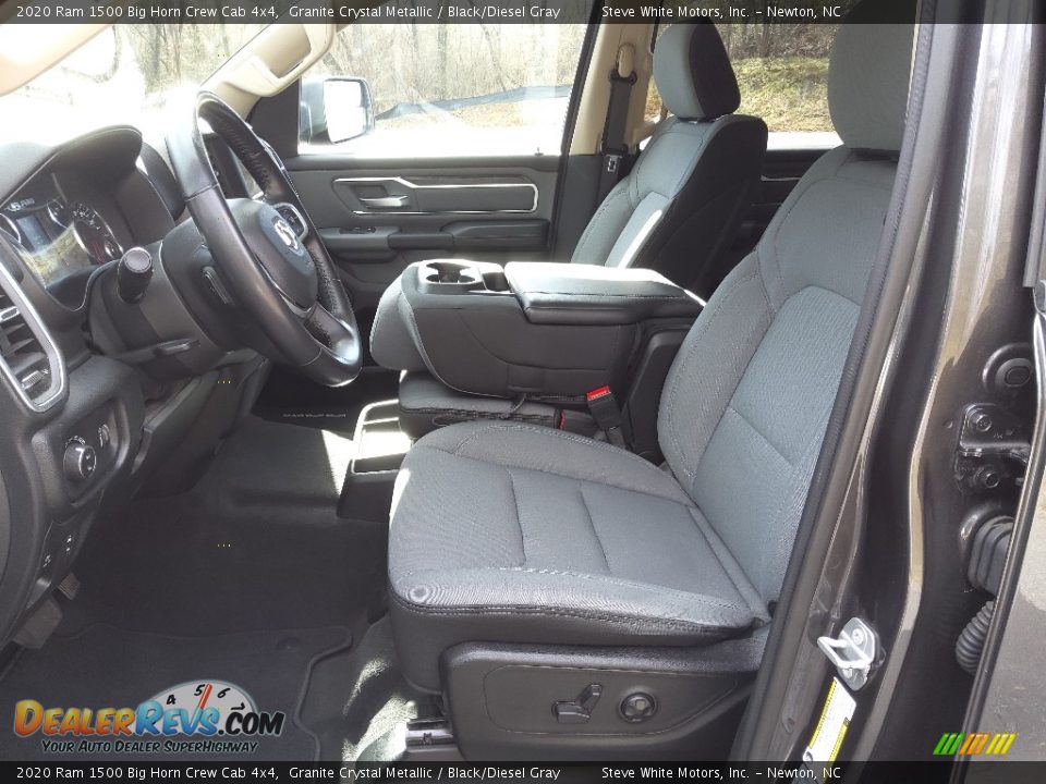 2020 Ram 1500 Big Horn Crew Cab 4x4 Granite Crystal Metallic / Black/Diesel Gray Photo #12