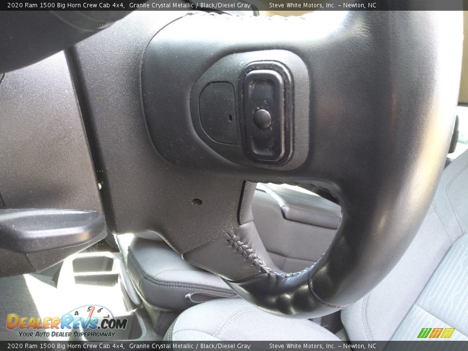2020 Ram 1500 Big Horn Crew Cab 4x4 Granite Crystal Metallic / Black/Diesel Gray Photo #14