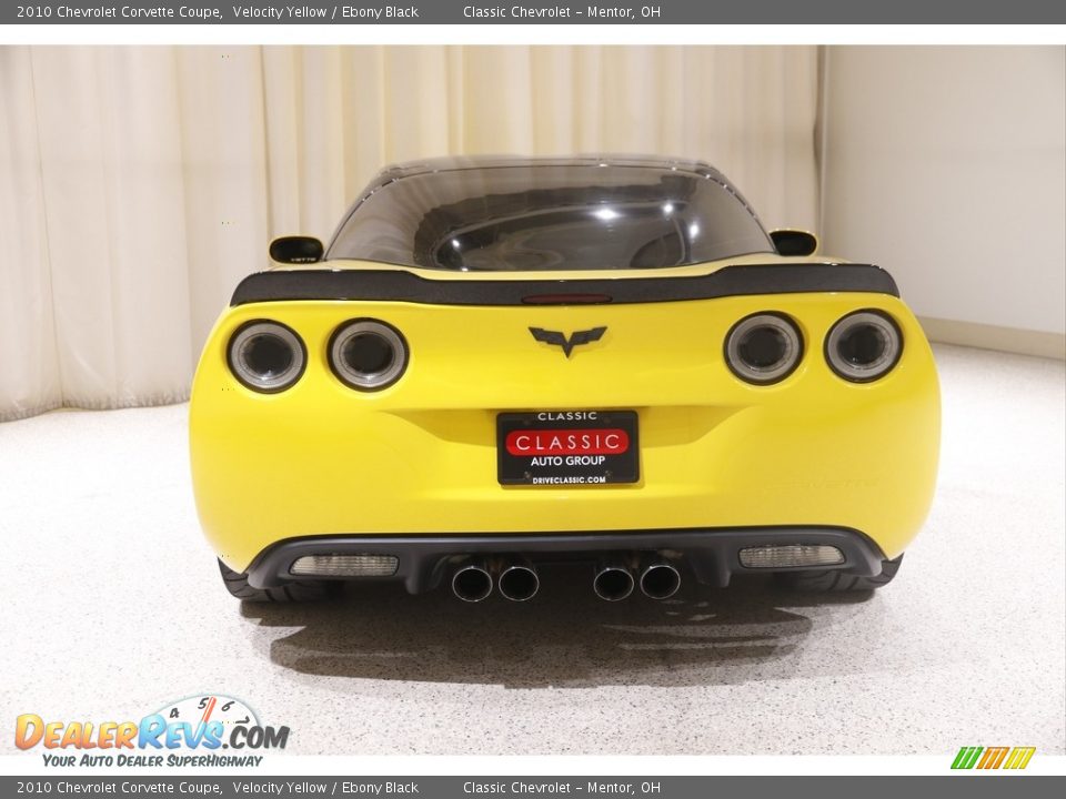 2010 Chevrolet Corvette Coupe Velocity Yellow / Ebony Black Photo #23