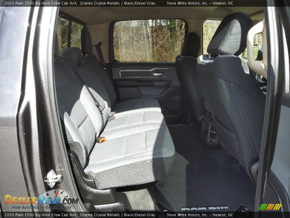 2020 Ram 1500 Big Horn Crew Cab 4x4 Granite Crystal Metallic / Black/Diesel Gray Photo #17