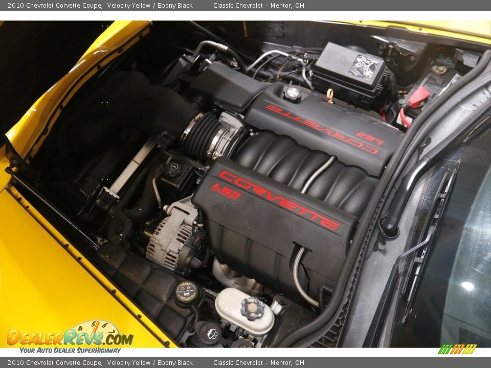 2010 Chevrolet Corvette Coupe Velocity Yellow / Ebony Black Photo #24