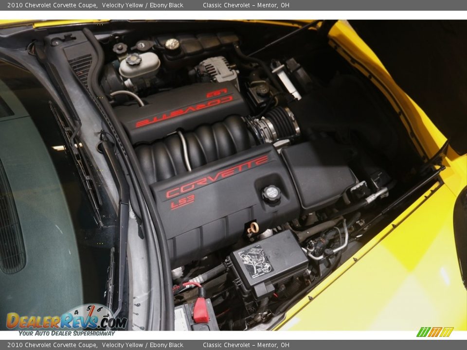 2010 Chevrolet Corvette Coupe Velocity Yellow / Ebony Black Photo #25