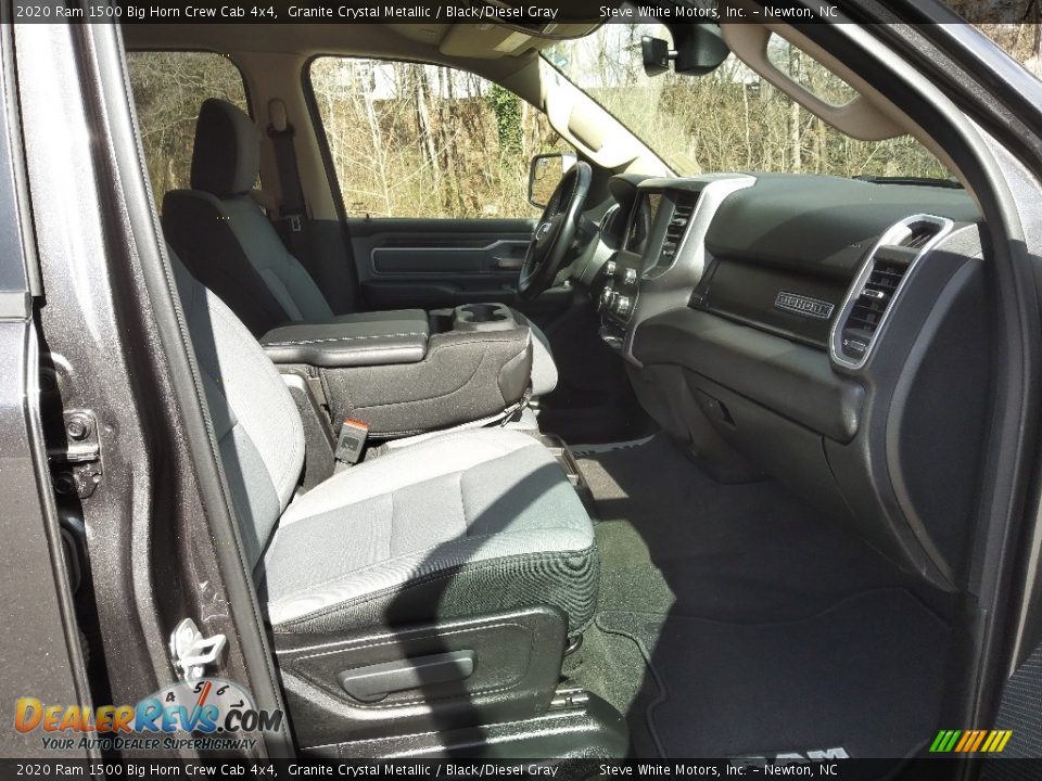 2020 Ram 1500 Big Horn Crew Cab 4x4 Granite Crystal Metallic / Black/Diesel Gray Photo #18