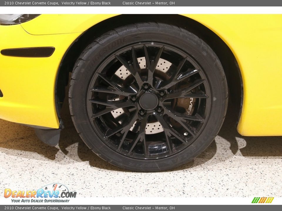 2010 Chevrolet Corvette Coupe Velocity Yellow / Ebony Black Photo #26