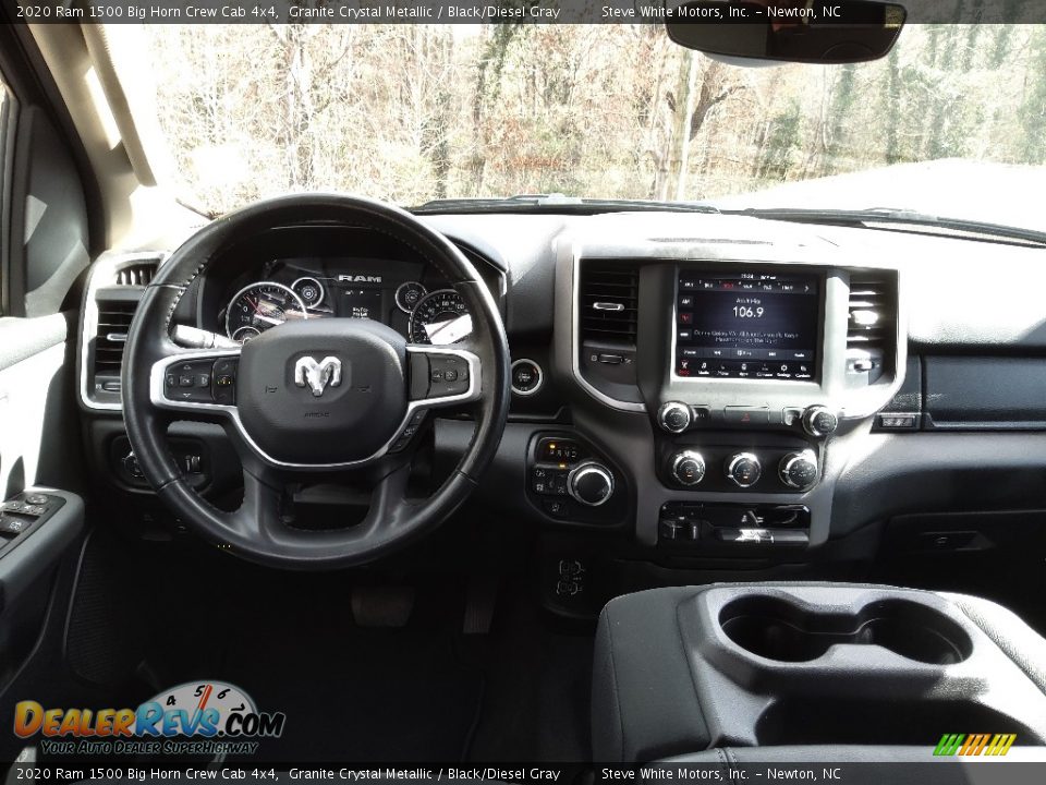 2020 Ram 1500 Big Horn Crew Cab 4x4 Granite Crystal Metallic / Black/Diesel Gray Photo #19