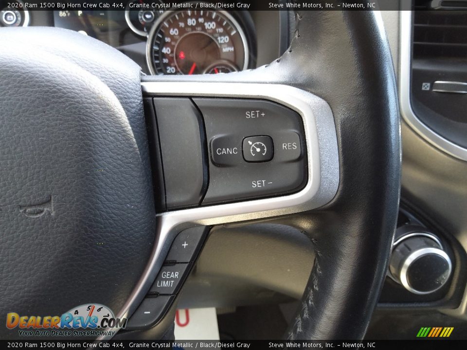 2020 Ram 1500 Big Horn Crew Cab 4x4 Granite Crystal Metallic / Black/Diesel Gray Photo #21