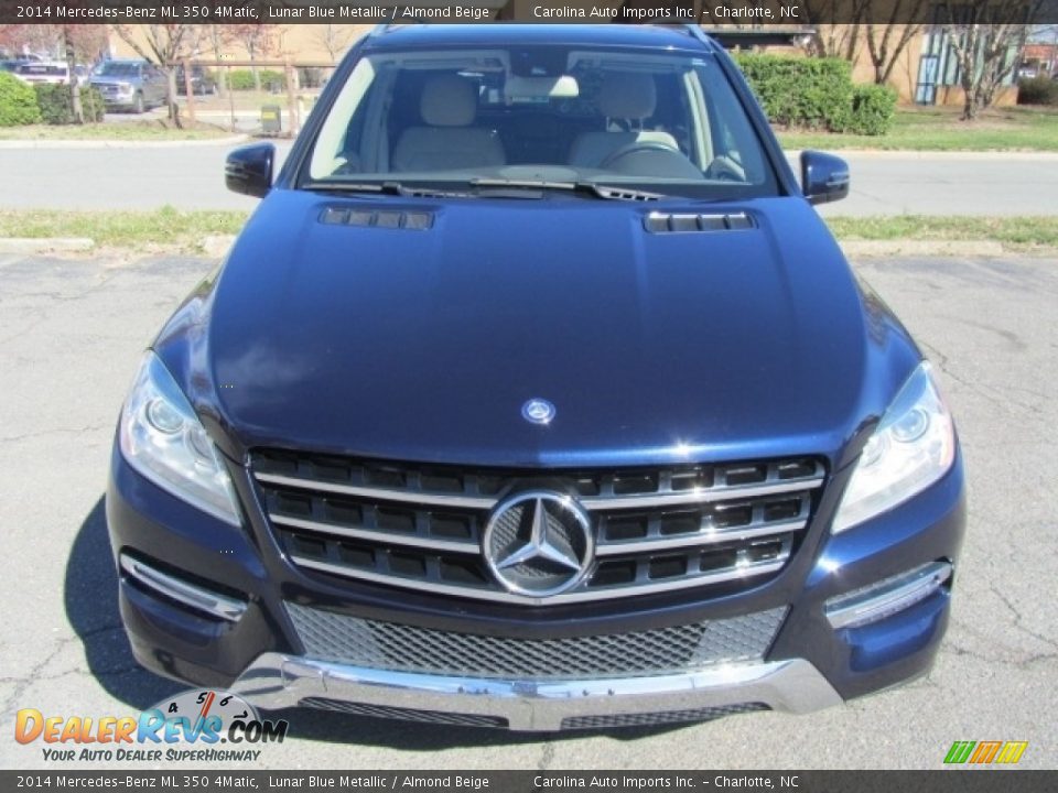 2014 Mercedes-Benz ML 350 4Matic Lunar Blue Metallic / Almond Beige Photo #5