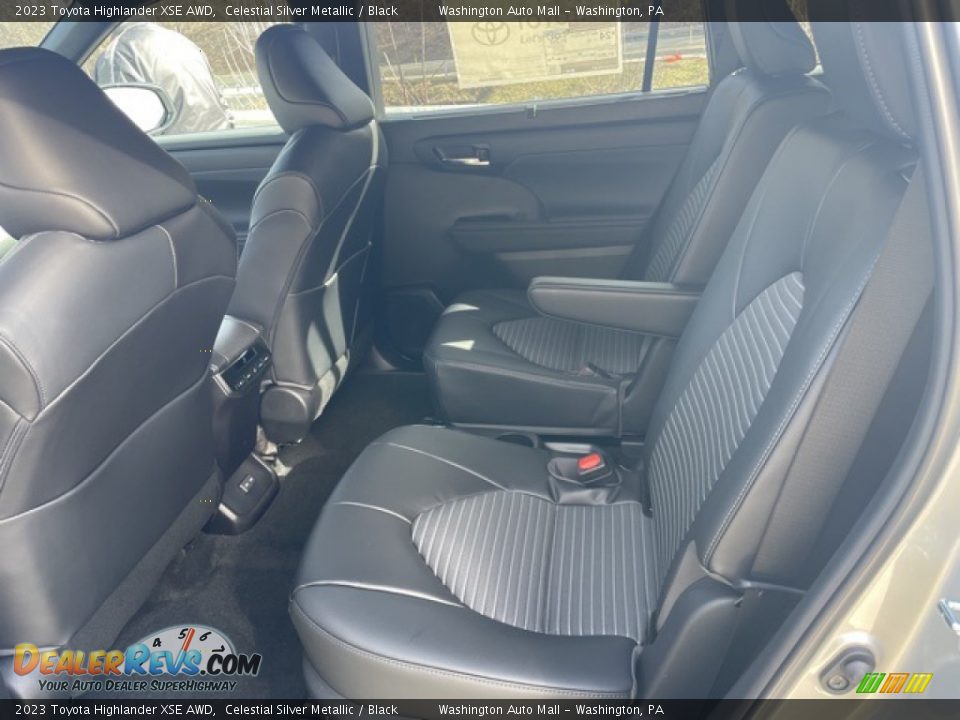 Rear Seat of 2023 Toyota Highlander XSE AWD Photo #22