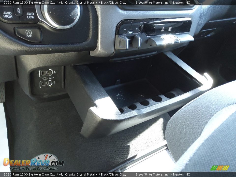 2020 Ram 1500 Big Horn Crew Cab 4x4 Granite Crystal Metallic / Black/Diesel Gray Photo #27