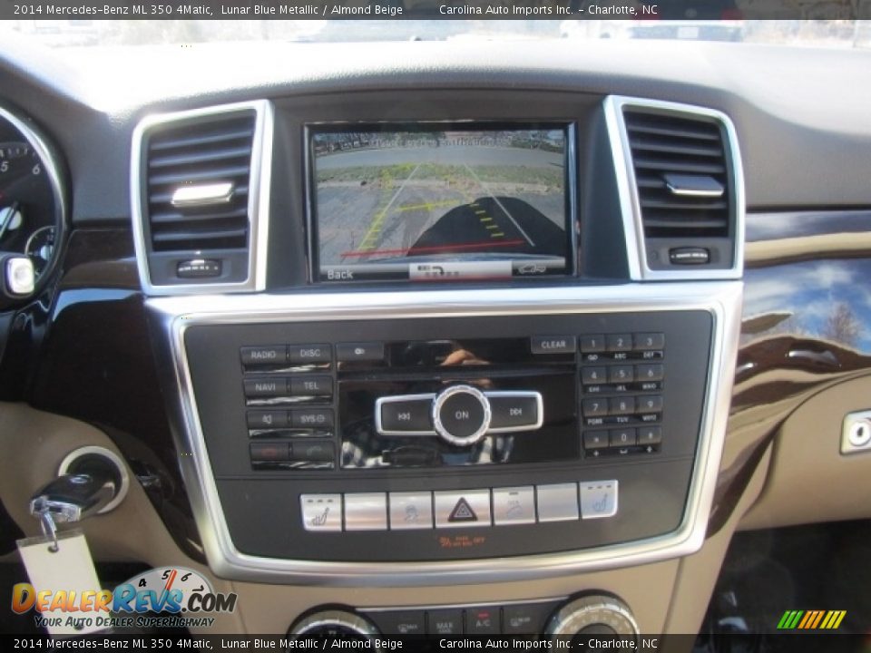 2014 Mercedes-Benz ML 350 4Matic Lunar Blue Metallic / Almond Beige Photo #15