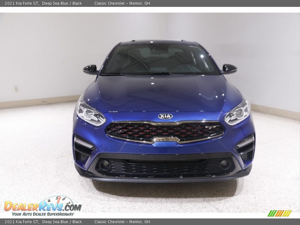 2021 Kia Forte GT Deep Sea Blue / Black Photo #2