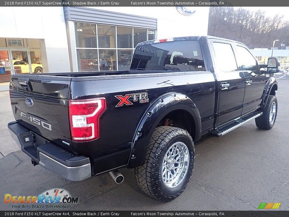 2018 Ford F150 XLT SuperCrew 4x4 Shadow Black / Earth Gray Photo #2