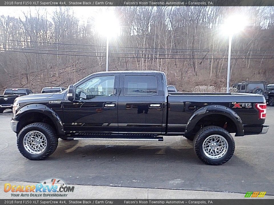 2018 Ford F150 XLT SuperCrew 4x4 Shadow Black / Earth Gray Photo #5