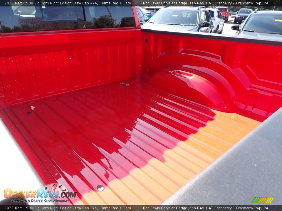 2023 Ram 1500 Big Horn Night Edition Crew Cab 4x4 Flame Red / Black Photo #8
