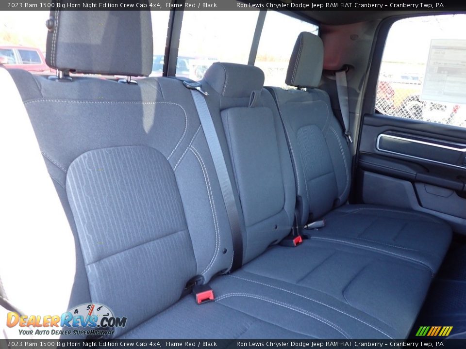 2023 Ram 1500 Big Horn Night Edition Crew Cab 4x4 Flame Red / Black Photo #10