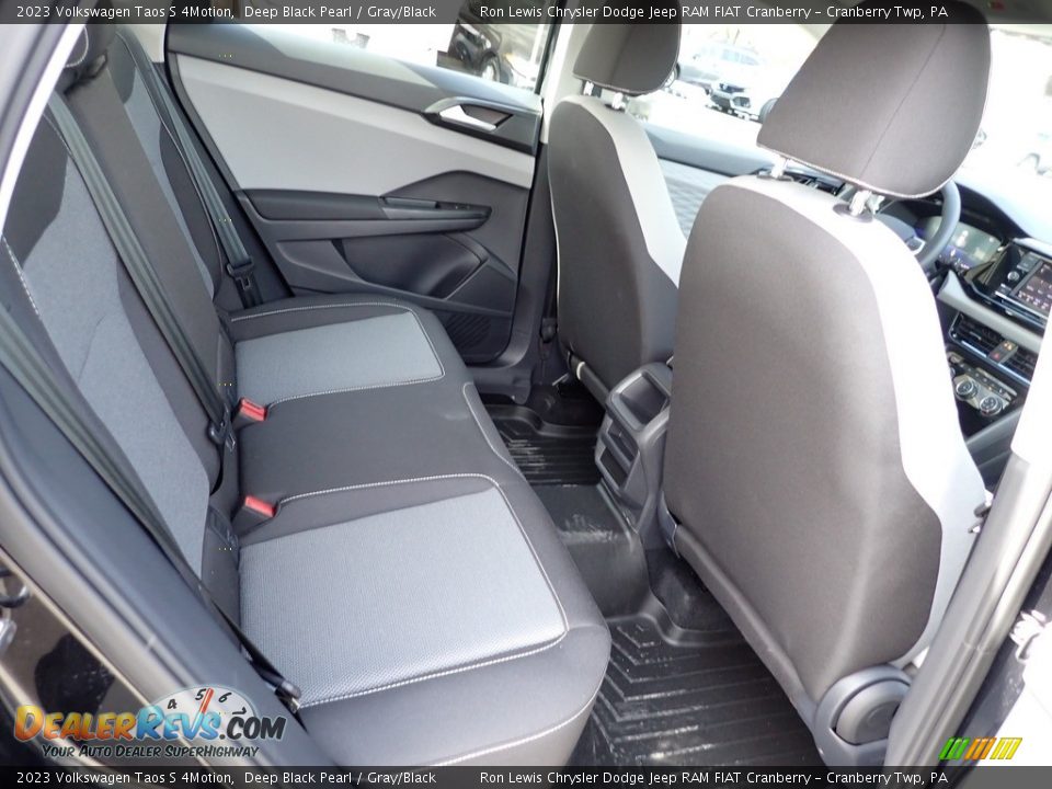 Rear Seat of 2023 Volkswagen Taos S 4Motion Photo #10