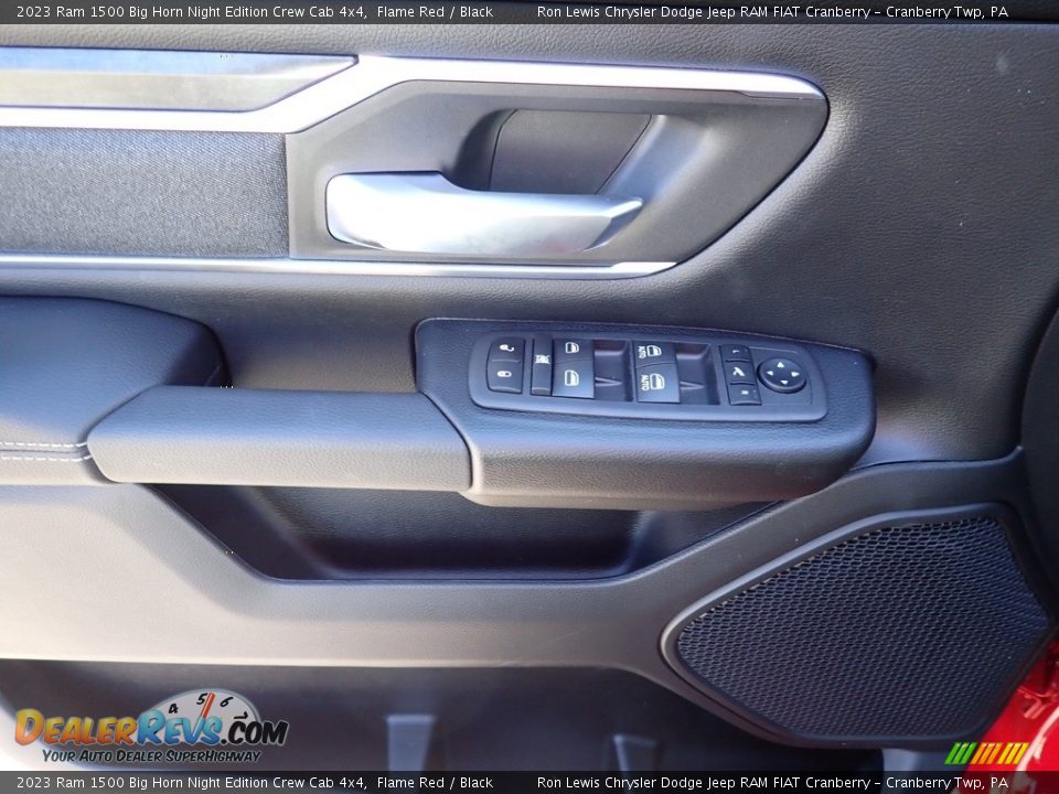 2023 Ram 1500 Big Horn Night Edition Crew Cab 4x4 Flame Red / Black Photo #14
