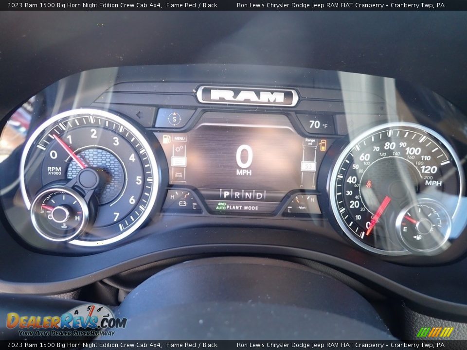 2023 Ram 1500 Big Horn Night Edition Crew Cab 4x4 Flame Red / Black Photo #16