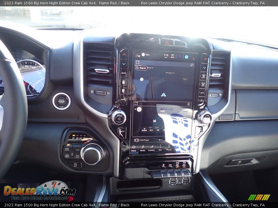 2023 Ram 1500 Big Horn Night Edition Crew Cab 4x4 Flame Red / Black Photo #17