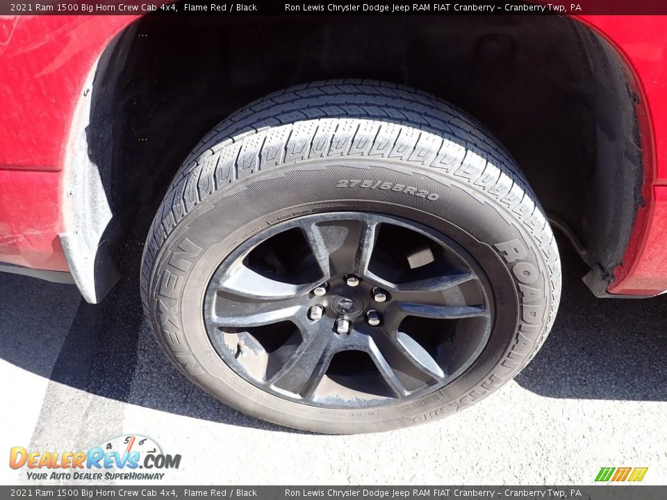 2021 Ram 1500 Big Horn Crew Cab 4x4 Flame Red / Black Photo #5