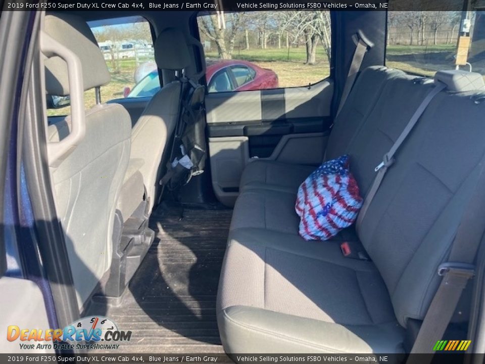 2019 Ford F250 Super Duty XL Crew Cab 4x4 Blue Jeans / Earth Gray Photo #4