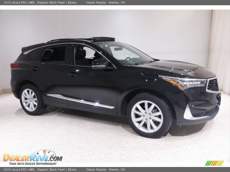 Majestic Black Pearl 2020 Acura RDX AWD Photo #1