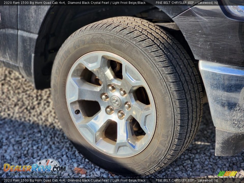 2020 Ram 1500 Big Horn Quad Cab 4x4 Diamond Black Crystal Pearl / Light Frost Beige/Black Photo #10