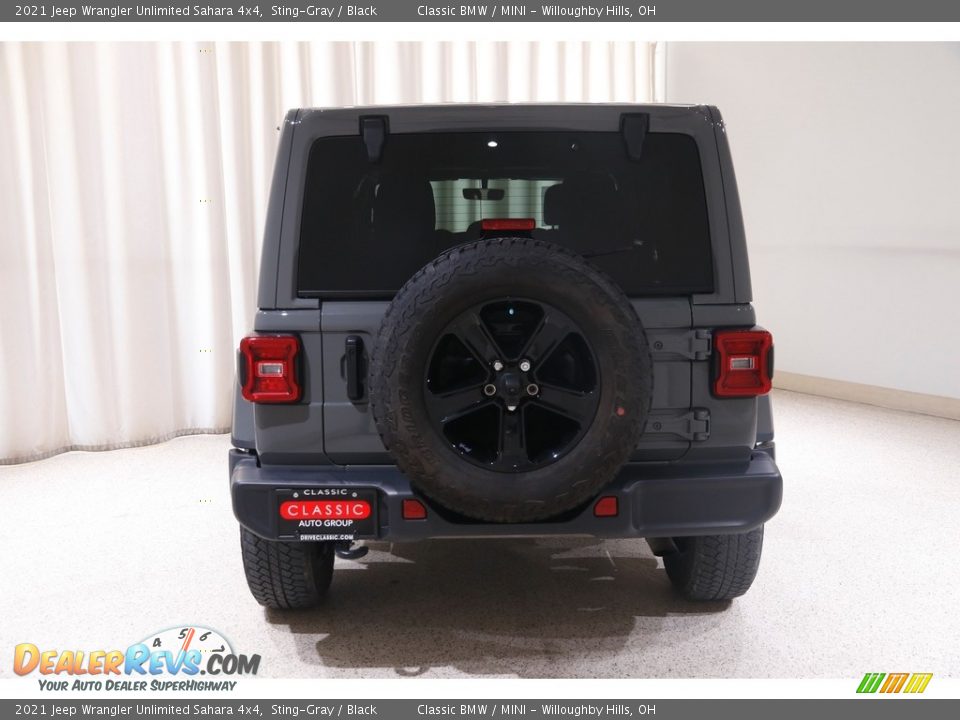 2021 Jeep Wrangler Unlimited Sahara 4x4 Sting-Gray / Black Photo #21