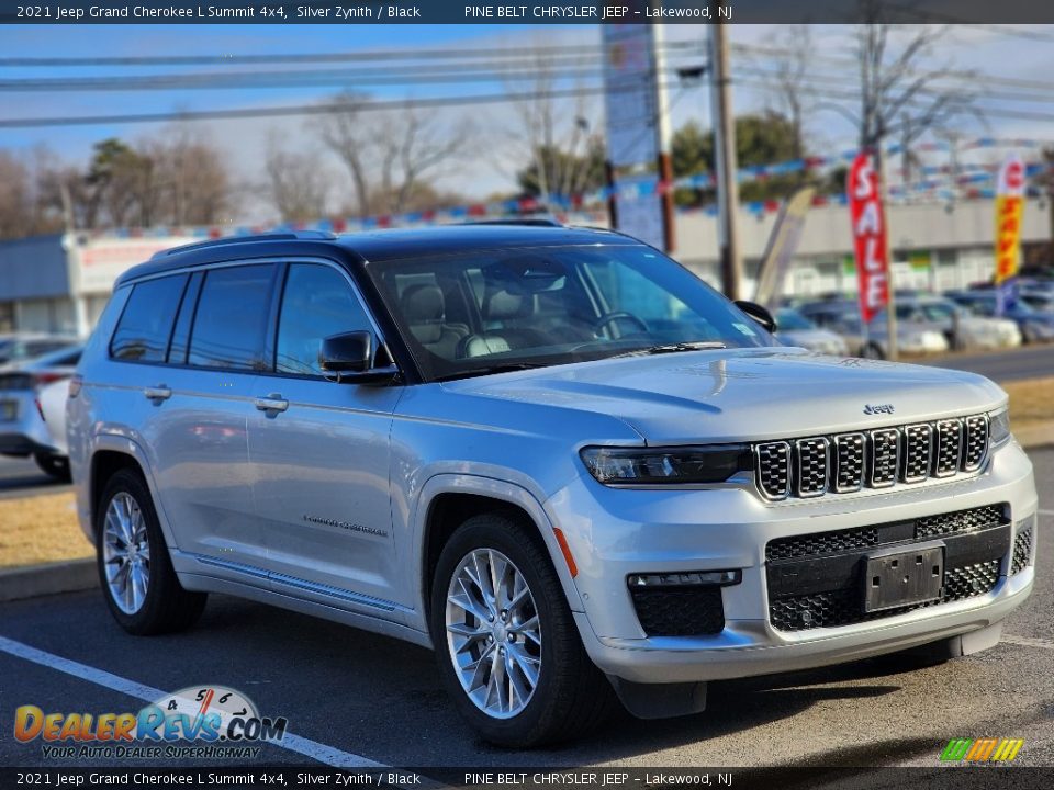 2021 Jeep Grand Cherokee L Summit 4x4 Silver Zynith / Black Photo #3