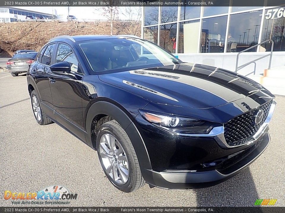 2023 Mazda CX-30 S Preferred AWD Jet Black Mica / Black Photo #9