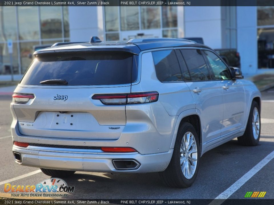 2021 Jeep Grand Cherokee L Summit 4x4 Silver Zynith / Black Photo #8